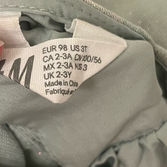 H&M Glittery Tulle Dress 3T Toddler Girls - Picture 6 of 7